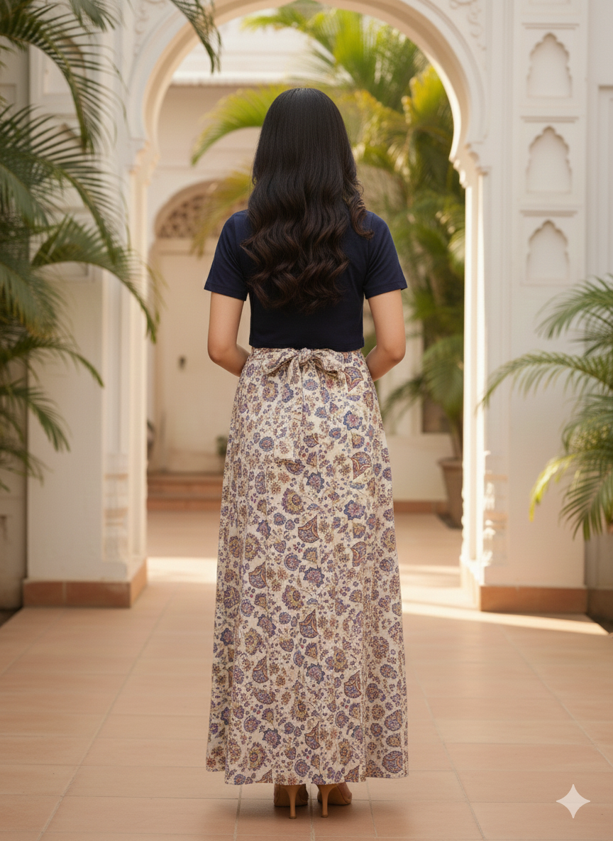 Zipless Feeding Maternity Wear without Puff Sleeve Plain Navy white Purple floral