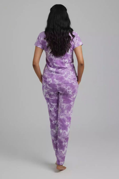 Pyjama Co-Ords Purple Dyed