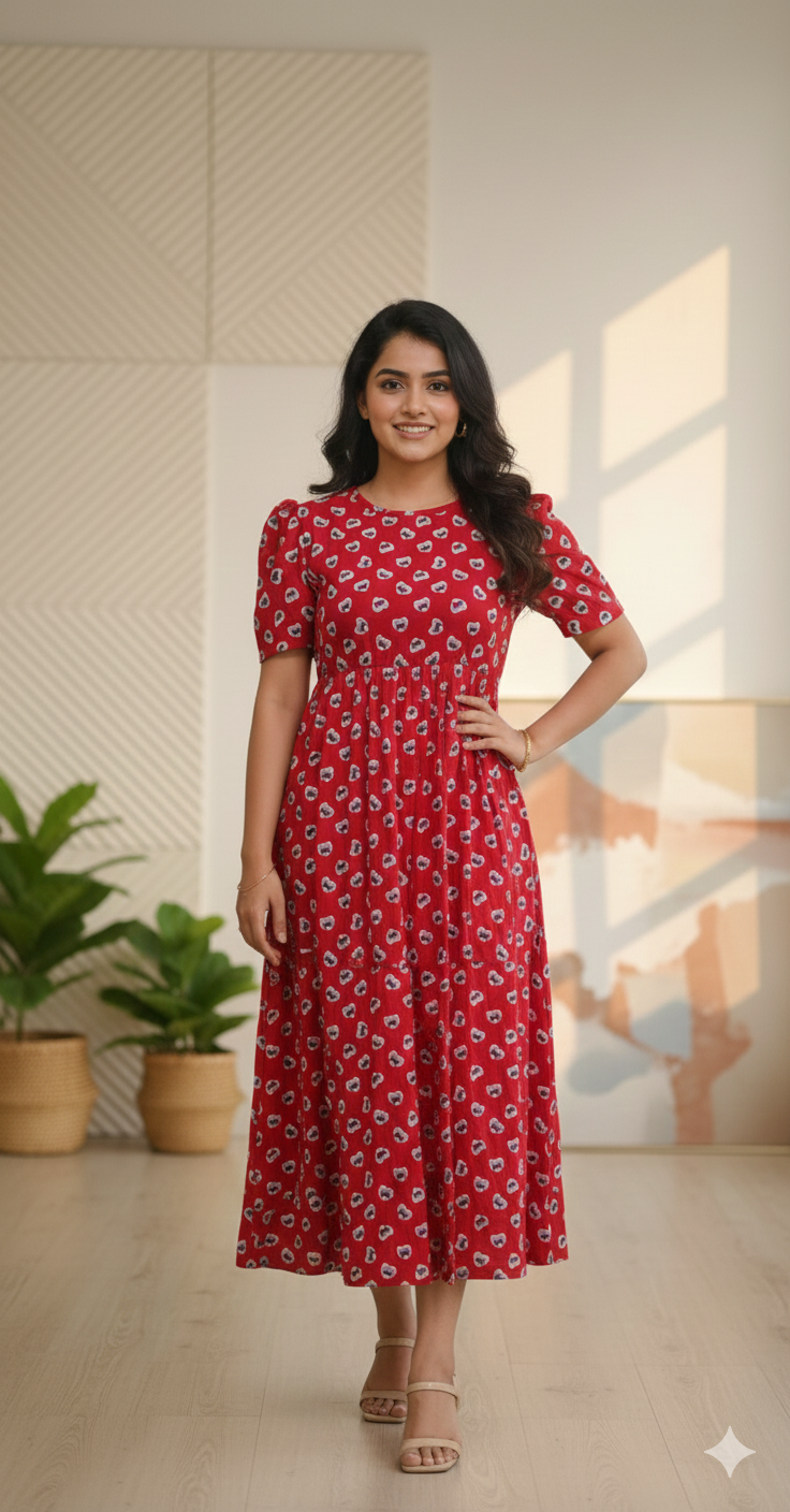 Casual Lounge Wear Non Feeding with puff Red Eye