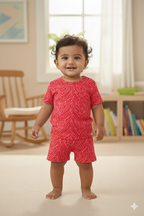 Red Wave cozy Baby Playtime Lounge Set