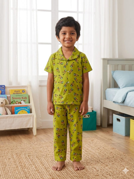 GREEN MICKEY   Kids Nightsuit Set