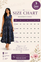 Indigo Paisley Heart A-Line Top | AT 01