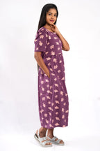 capri  Zipless feeding wear Wine Fish 47 inches
