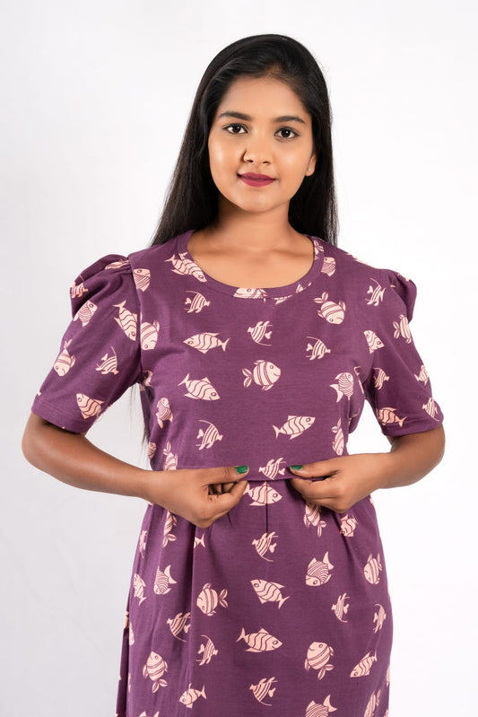 capri  Zipless feeding wear Wines Fish 47 inches