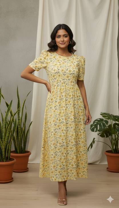 Casual Lounge Wear Non Feeding with puff Fusia Pink